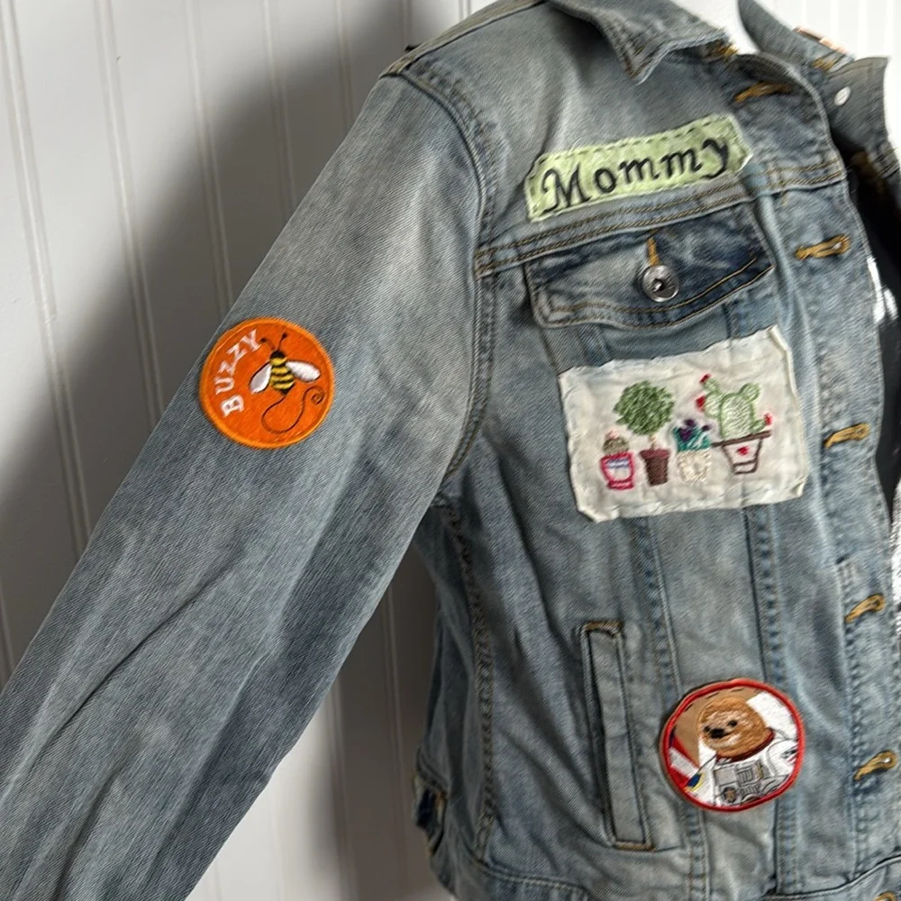 Denim patch jacket - Picture 11 of 16